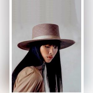 Janessa Leone Rena Boater Hat